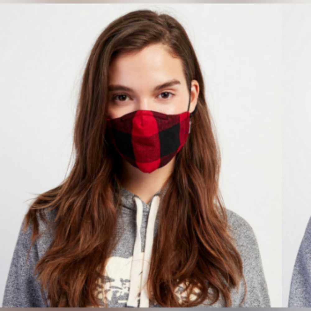 Roots Canada NWT Reusable Face Mask Cabin Red